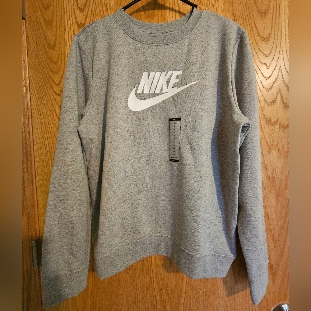 Nike gray sweatshirt crew neck women's medium